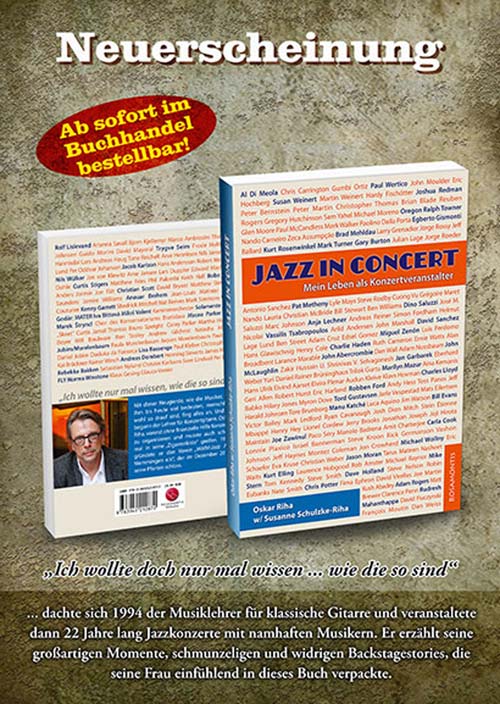 JAZZ IN CONCERT Mein Leben als Konzertveranstalter  ISBN 978-3-940212-87-0 